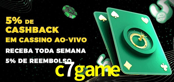 Promoções do cassino ao Vivo c7game